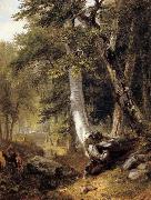 Asher Brown Durand Sketch in the Woods France oil painting artist
